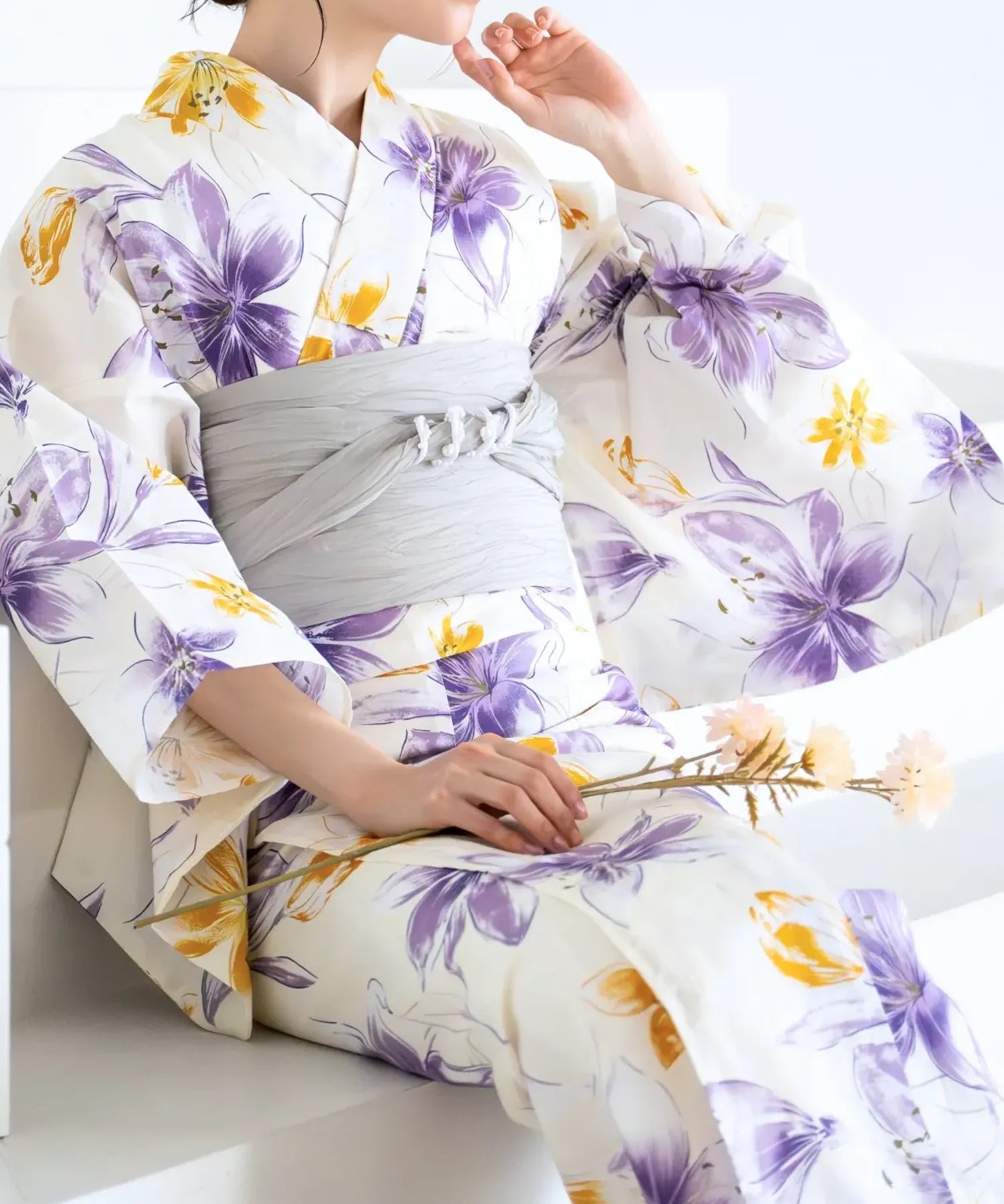 夏花浴衣 夢見る花灯り 単品
