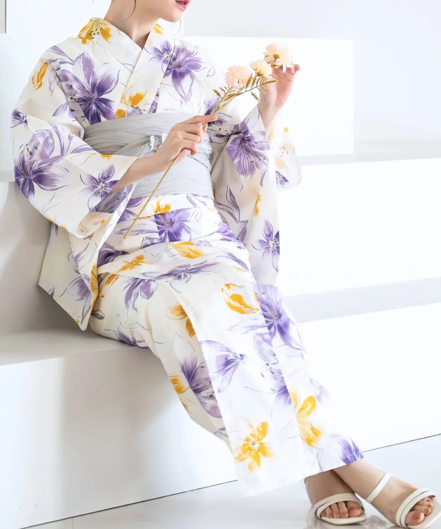 夏花浴衣 夢見る花灯り 単品