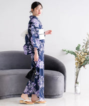 夏花浴衣 花影の紫陽花 単品