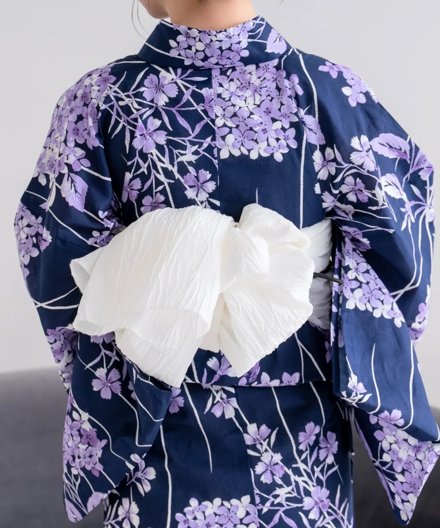 夏花浴衣 花影の紫陽花 単品