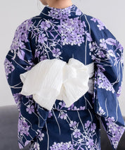 夏花浴衣 花影の紫陽花 単品