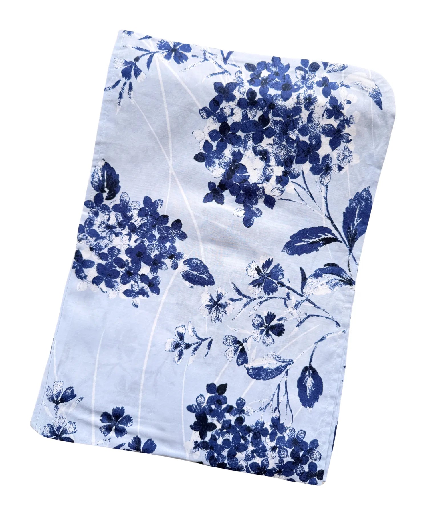 夏花浴衣 紫陽花淡しずく 単品