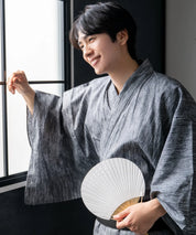 粋夏浴衣 漆墨粋織 メンズ単品