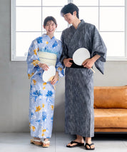 粋夏浴衣 漆墨粋織 メンズ単品