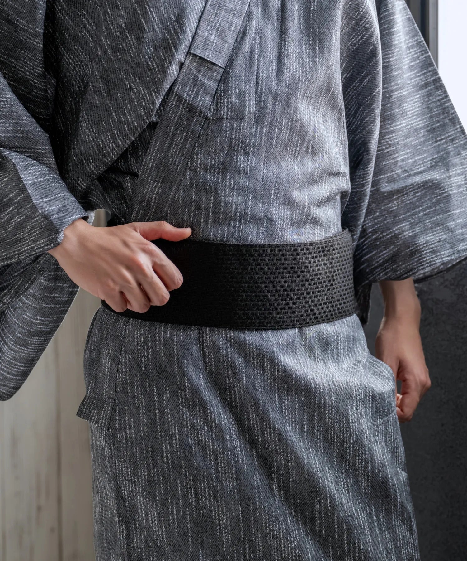 粋夏浴衣 漆墨粋織 メンズ単品
