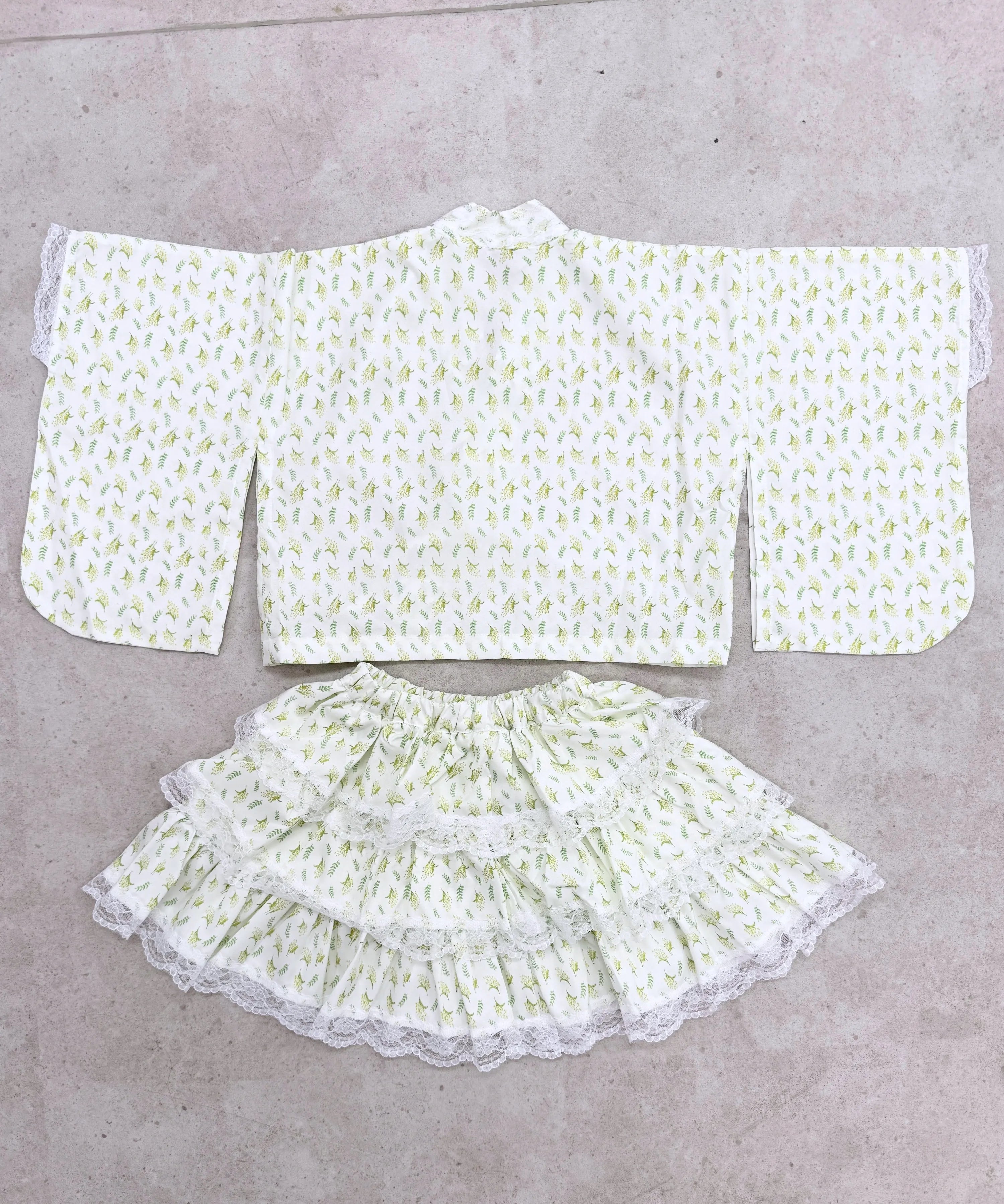 【きらきらミモザ日和】キッズセパレート浴衣 単品