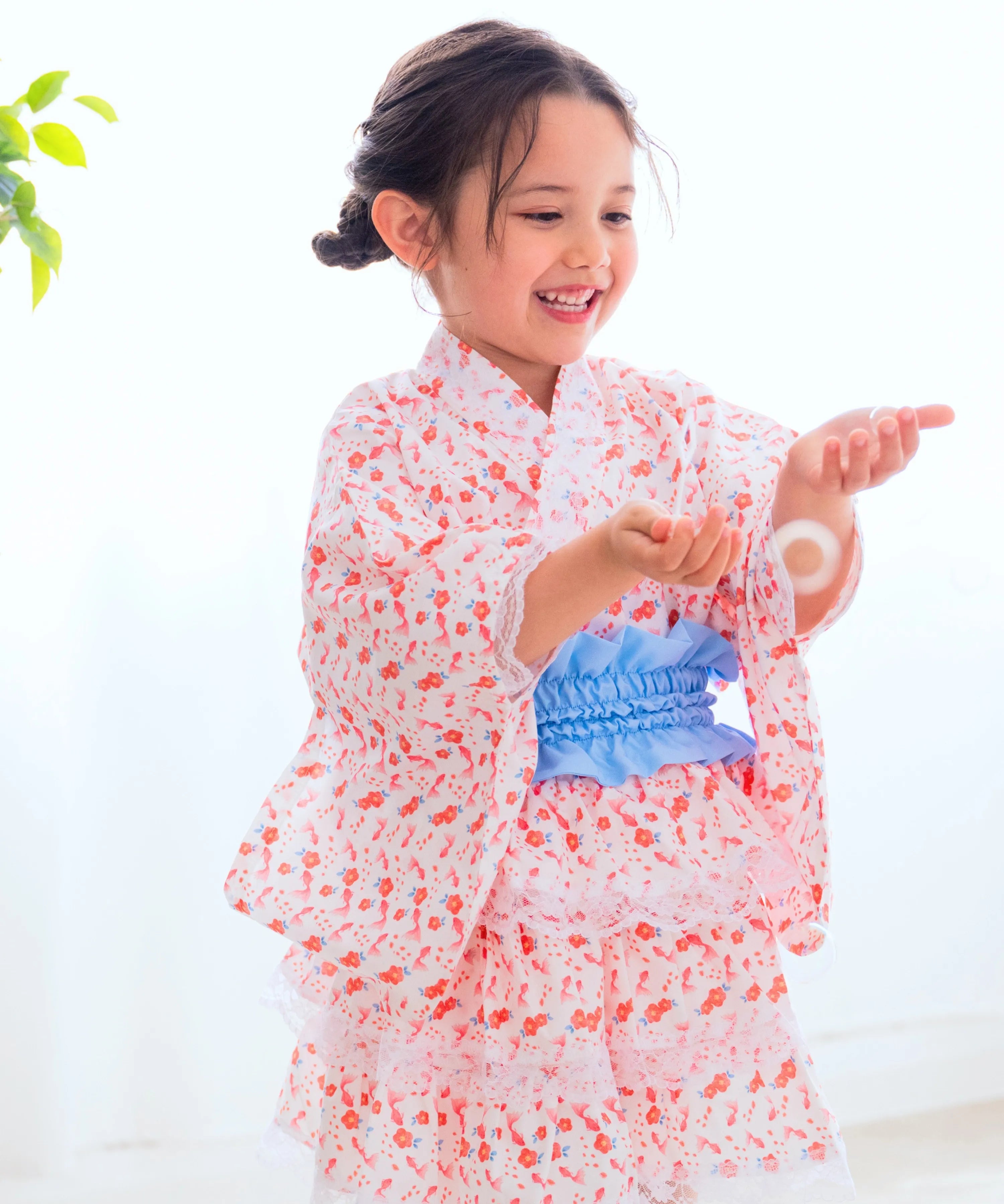 【ぷかぷか金魚のゆめ】キッズセパレート浴衣 単品