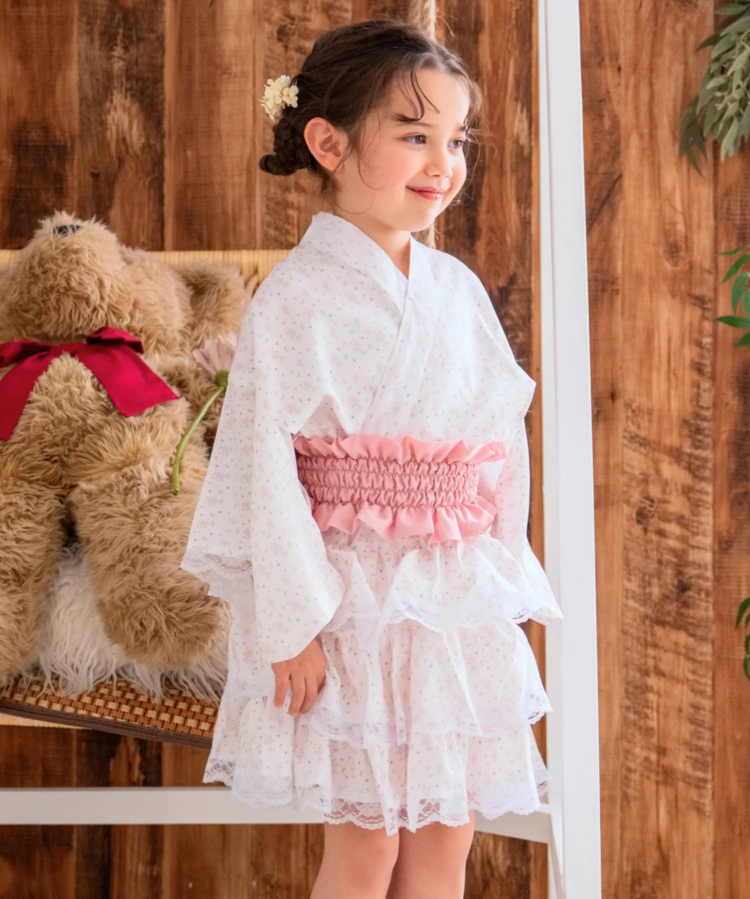 【ブーケのおくりもの】キッズセパレート浴衣 単品