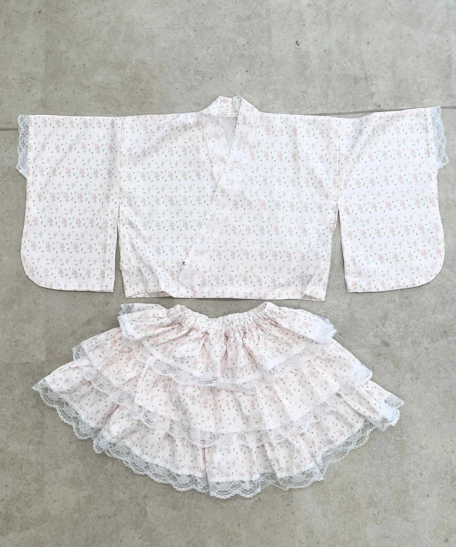 【ブーケのおくりもの】キッズセパレート浴衣 単品
