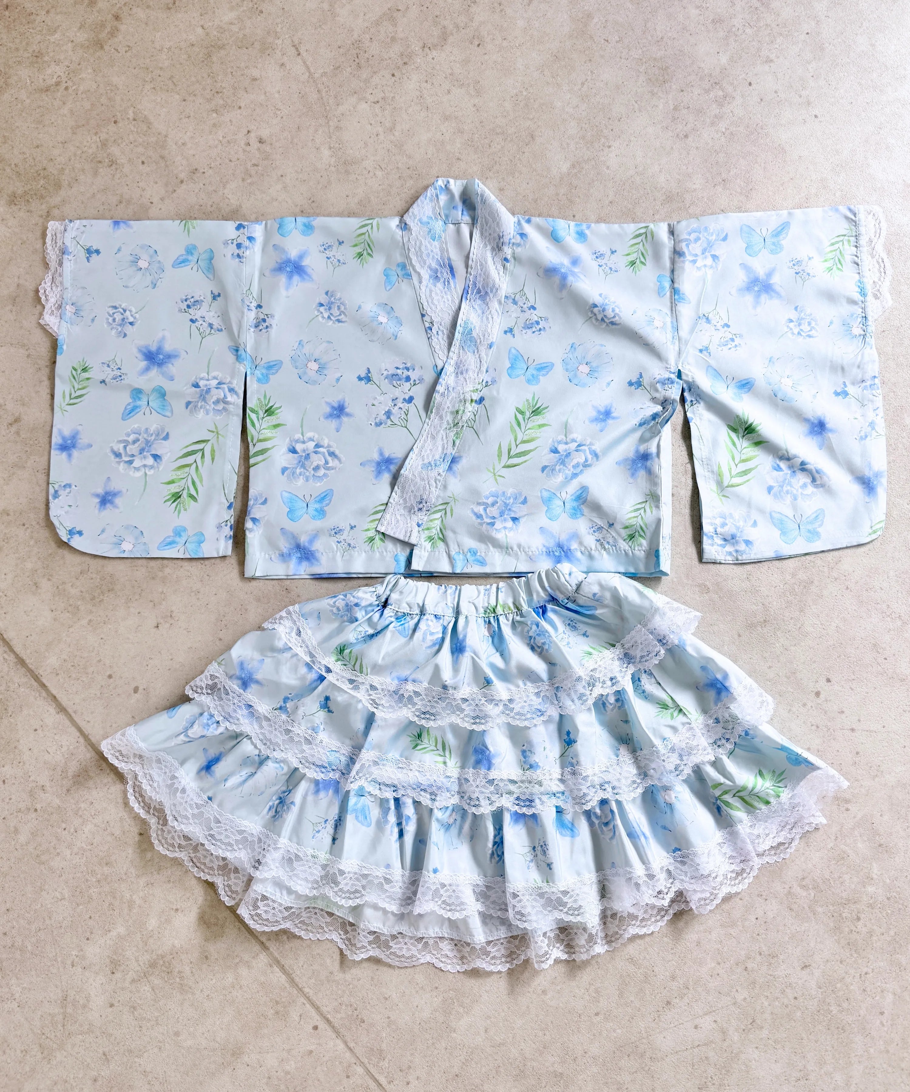 キッズ浴衣 単品 空花メロディ