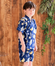 キッズボーイズ甚平2点セット(上衣・パンツ)