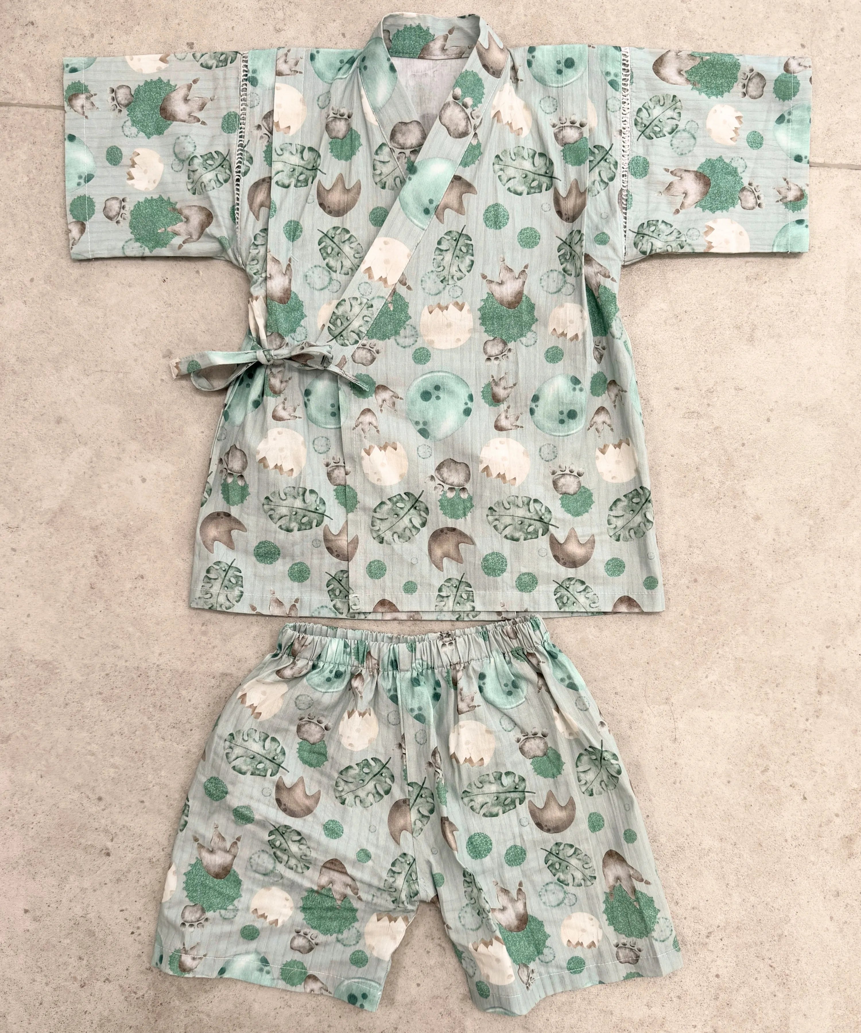 キッズボーイズ甚平2点セット(上衣・パンツ)