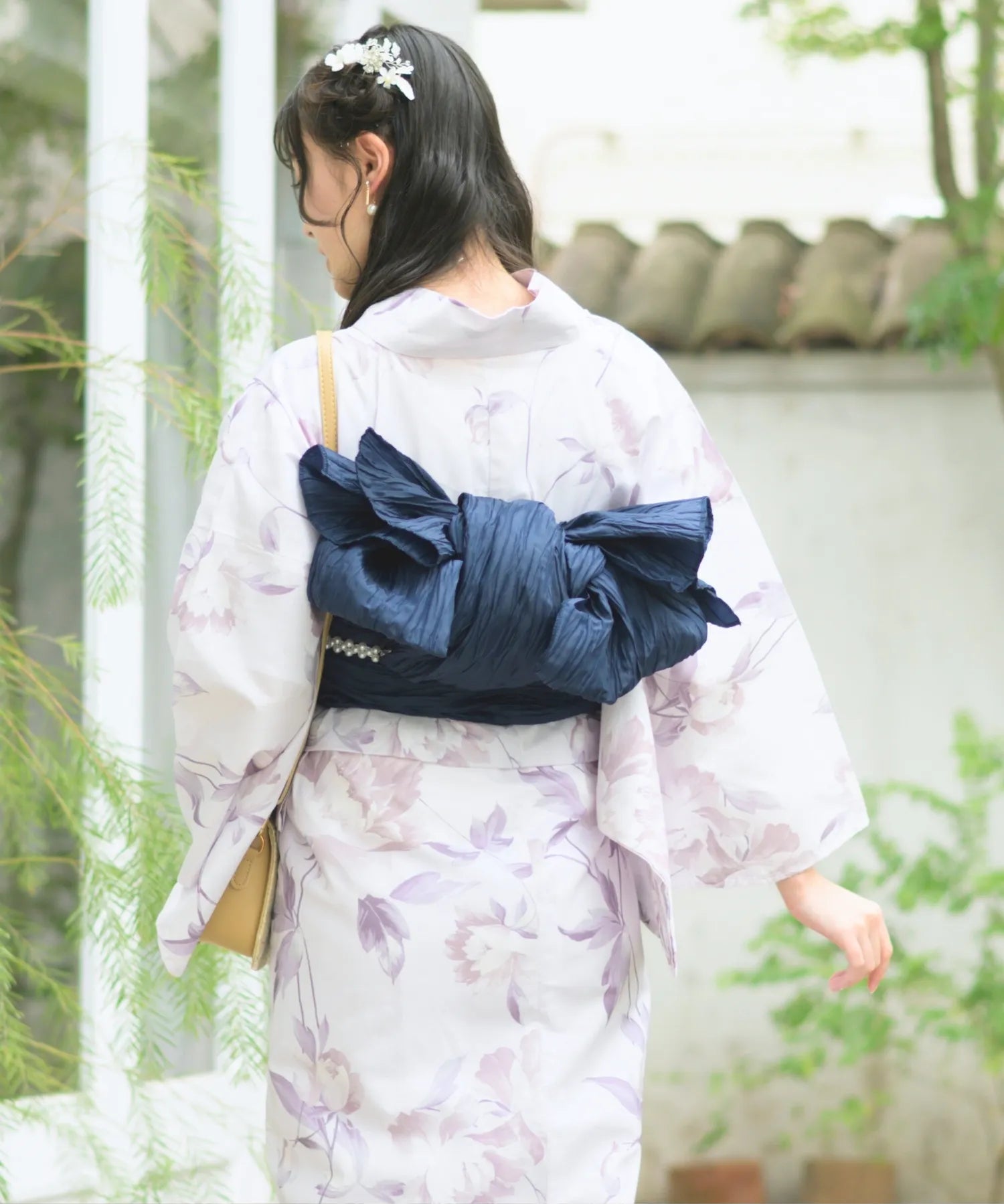夏恋浴衣 優夢花の秘密 4点セット(浴衣・兵児帯・腰紐×2)