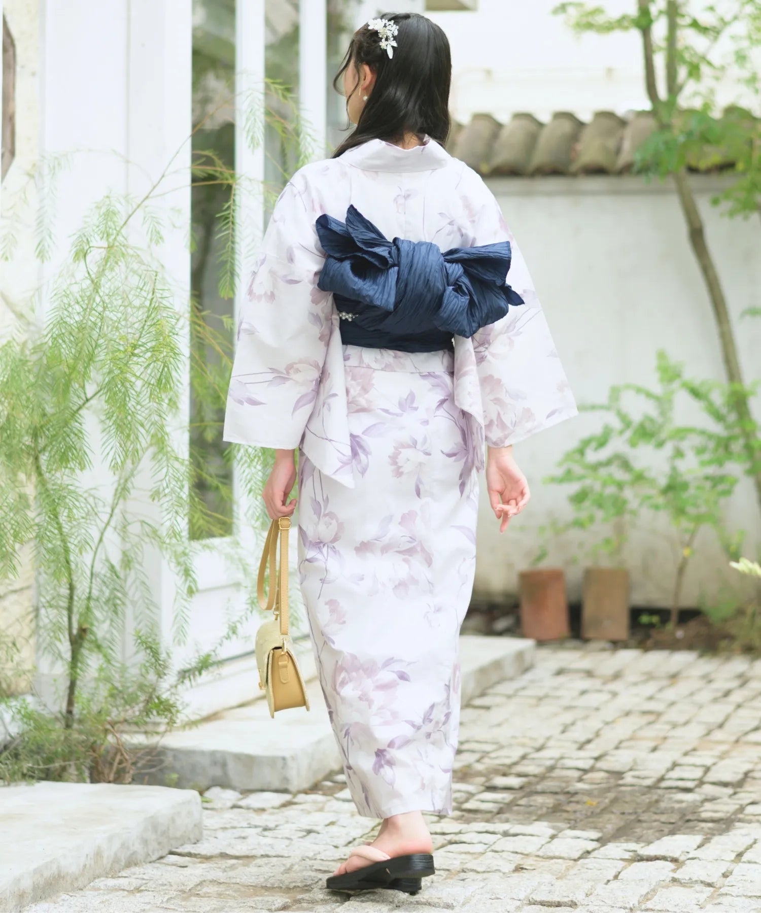 夏恋浴衣 優夢花の秘密 4点セット(浴衣・兵児帯・腰紐×2)