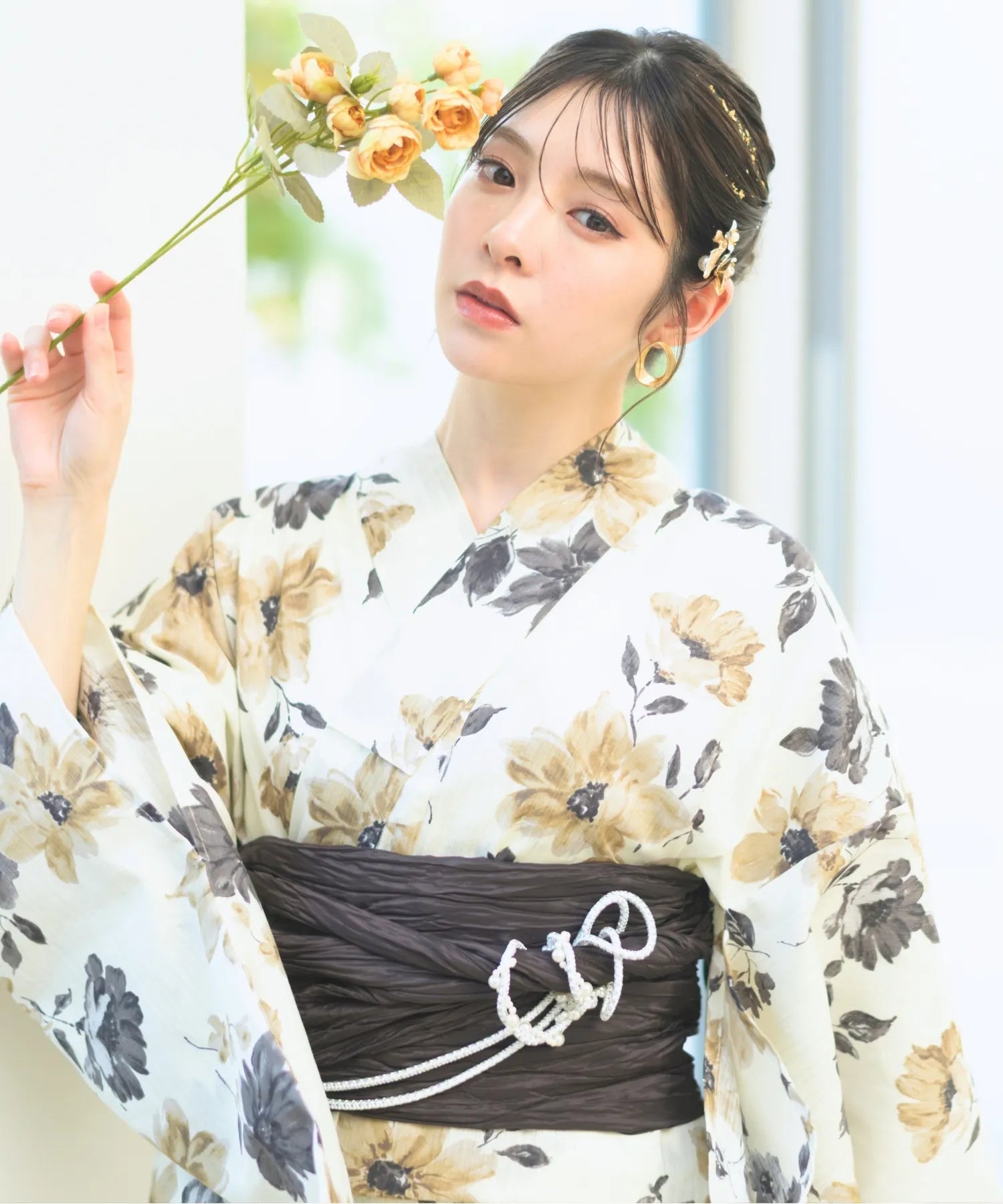 浴衣 4点セット◎色香花 楽天市場】夏麗し浴衣 4点セット 色香花／セレン（CELEN