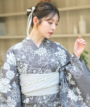 夏宵浴衣 菊芍優音 4点セット(浴衣・兵児帯・腰紐×2)
