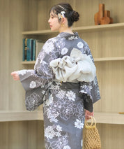 夏宵浴衣 菊芍優音 4点セット(浴衣・兵児帯・腰紐×2)