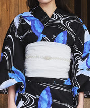 川口ゆりな コラボ浴衣 ユリシスの幻想夜 4点セット(浴衣・兵児帯・腰紐×2)
