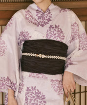 川口ゆりな コラボ浴衣 花風アンティーク 4点セット(浴衣・兵児帯・腰紐×2)