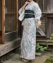 すずらんの夢 下駄付き5点セット(浴衣・兵児帯・腰紐×2・下駄)