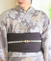 夏花浴衣 和花の柔香 4点セット(浴衣・兵児帯・腰紐×2)
