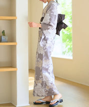 夏花浴衣 和花の柔香 4点セット(浴衣・兵児帯・腰紐×2)