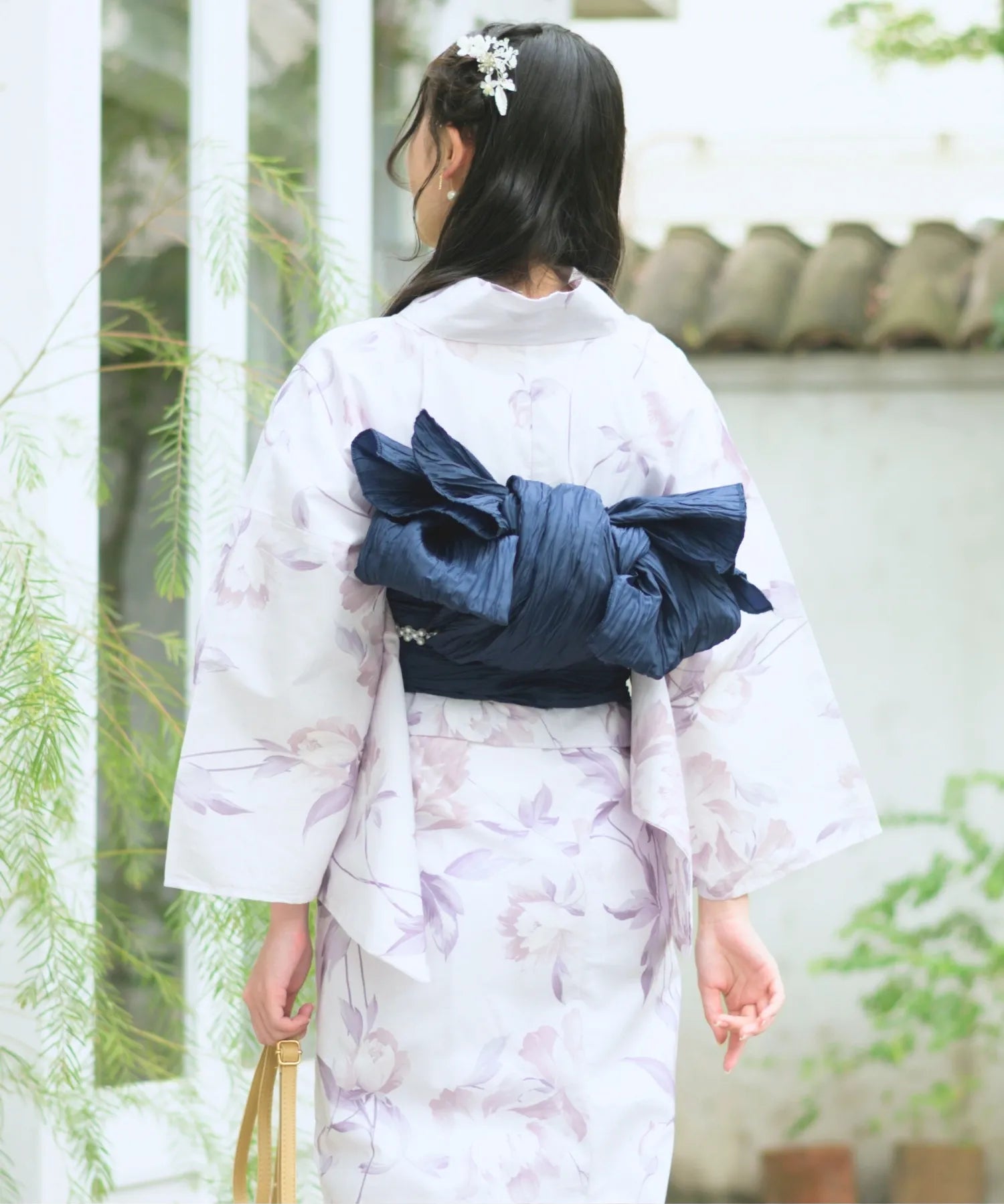 夏恋浴衣 優夢花の秘密 下駄付き5点セット(浴衣・兵児帯・腰紐×2・下駄)