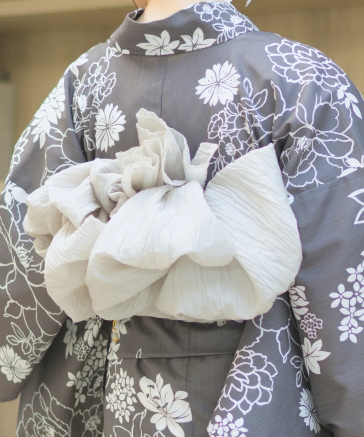 夏宵浴衣 菊芍優音 下駄付き5点セット(浴衣・兵児帯・腰紐×2・下駄)