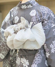 夏宵浴衣 菊芍優音 下駄付き5点セット(浴衣・兵児帯・腰紐×2・下駄)