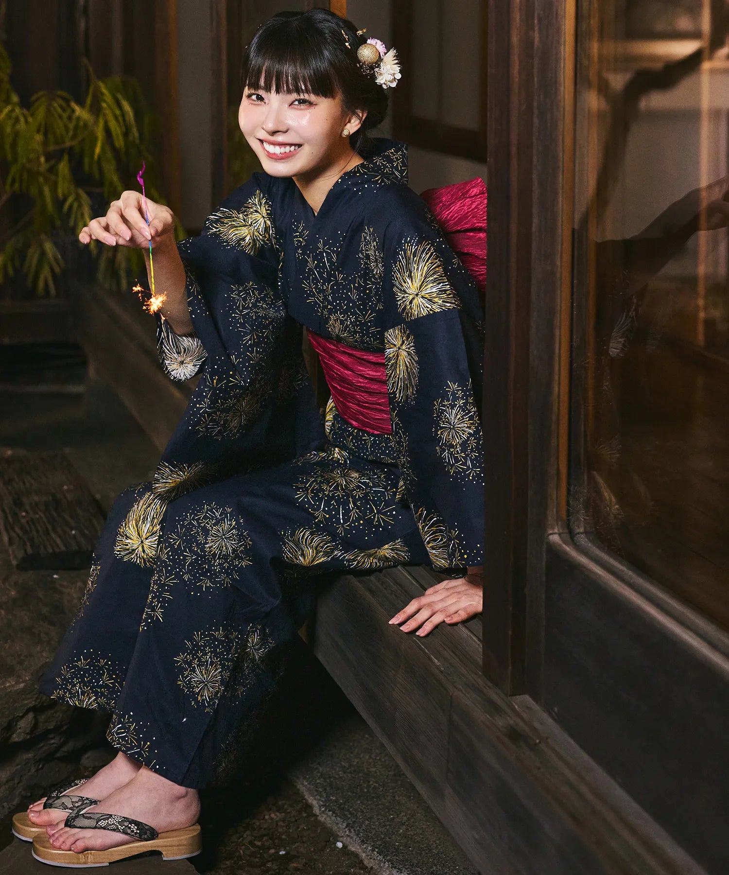川口ゆりな×CELEN コラボ浴衣5点セット｜限定デザインのフル