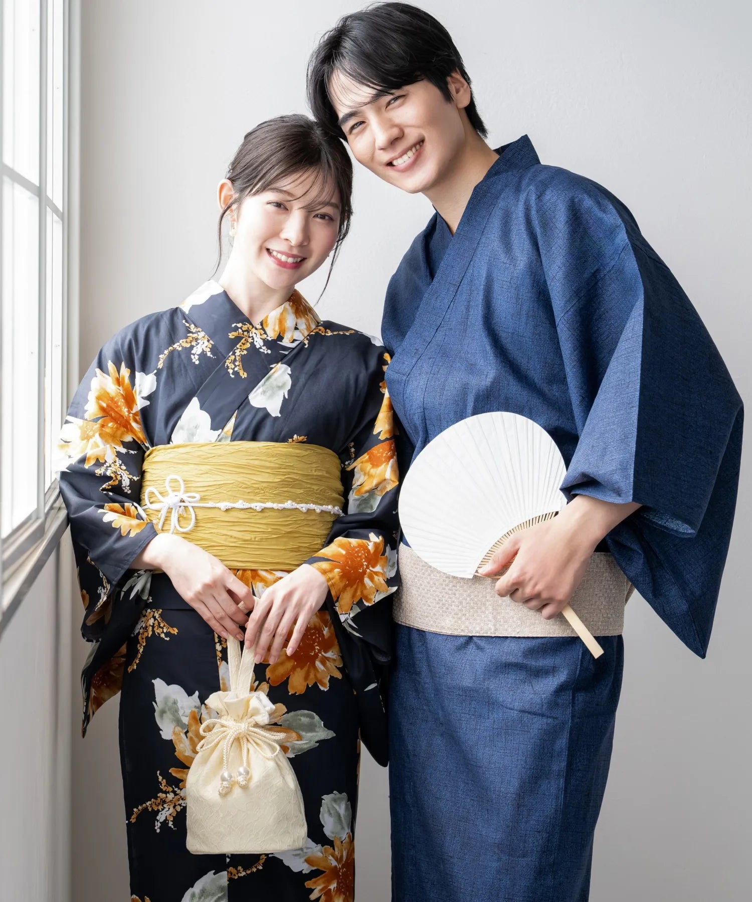 粋夏浴衣 和調藍織 メンズ 3点セット(浴衣・角帯・雪駄)